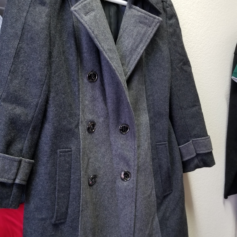 kenneth cole new york wool blend trench coats